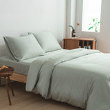 Tweepersoons Beddengoedset M - Sage Green