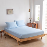 Hoeslaken (Topdekmatras) - Sky Blue - Premium