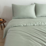 Tweepersoons Beddengoedset M - Sage Green