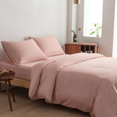 Tweepersoons Beddengoedset Xl - Cuddle Pink