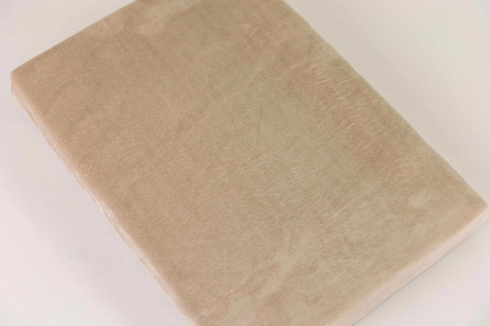 Fluwelen Hoeslaken Taupe Grijs | Velvet Velours