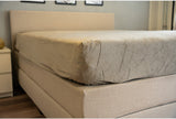 Fluwelen Hoeslaken Taupe Grijs | Velvet Velours