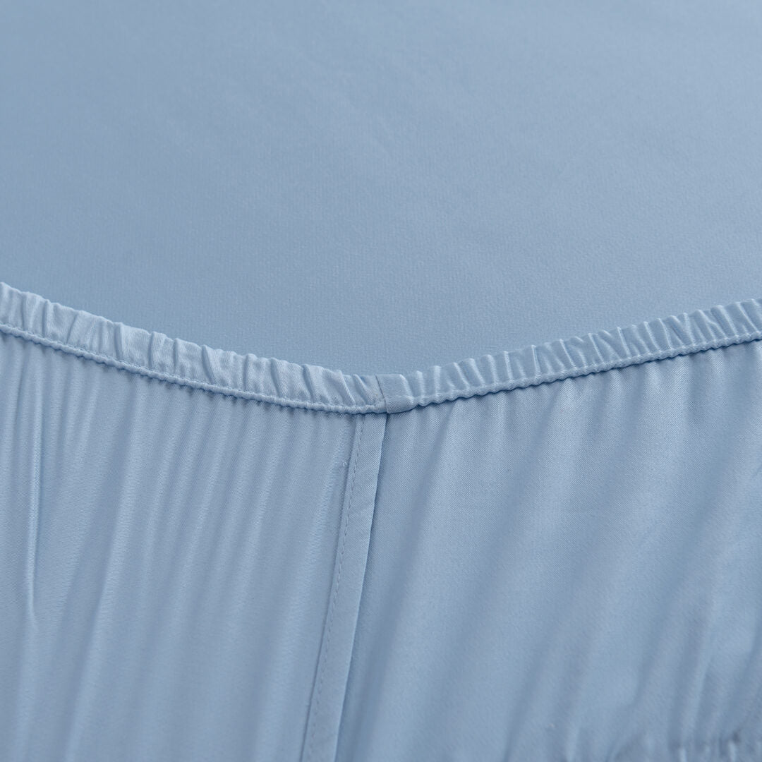 Hoeslaken (Topdekmatras) - Sky Blue - Premium