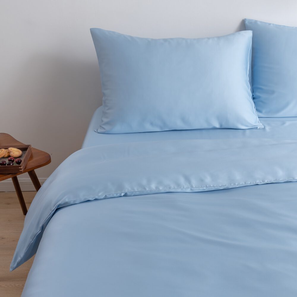 Eenpersoons Beddengoedset Xl - Sky Blue