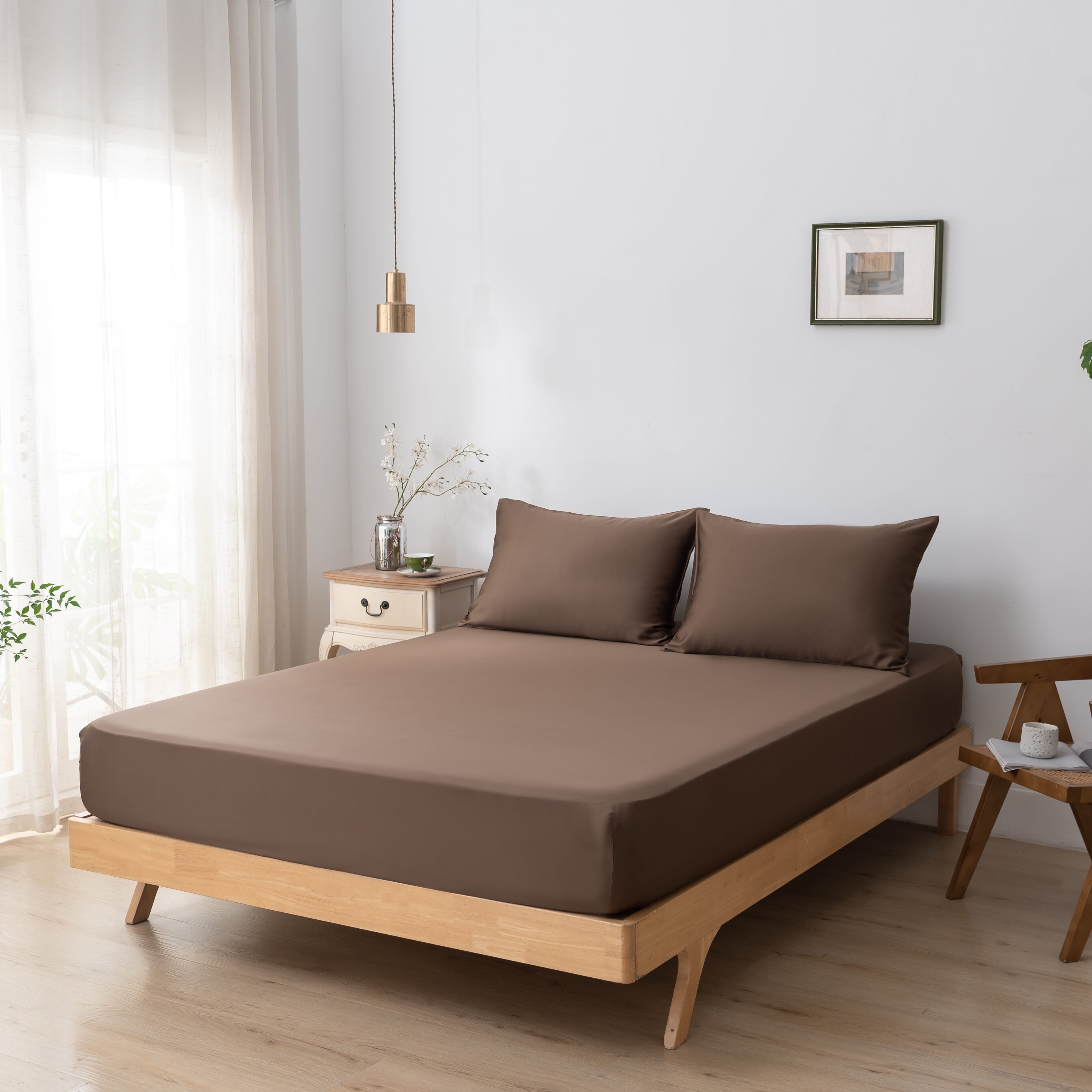 Hoeslaken - Coffee Brown - Premium