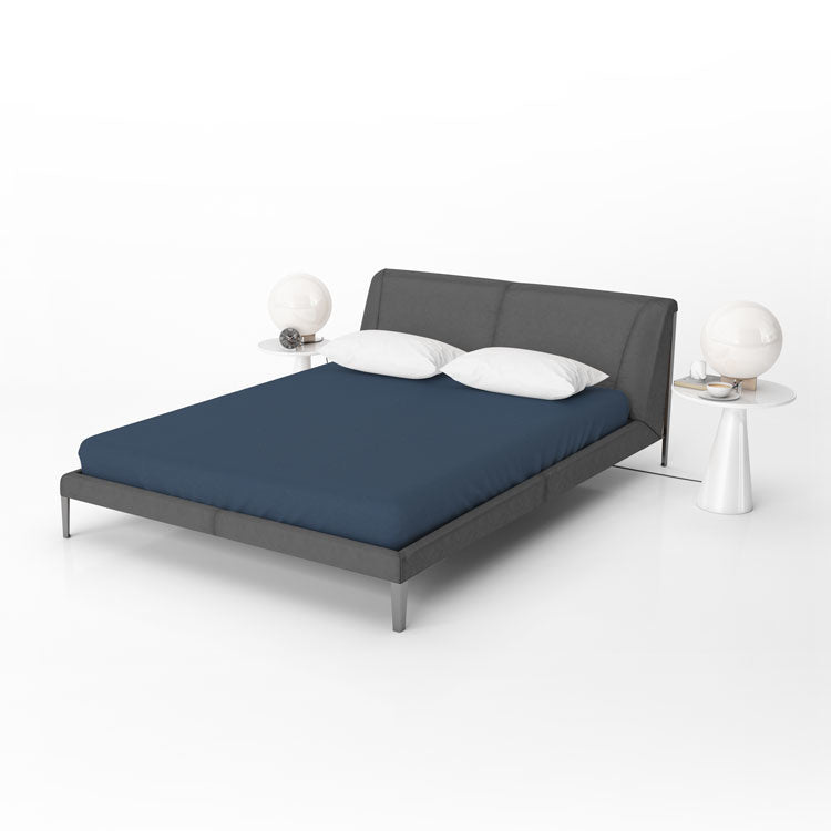 Hoeslaken Jersey in Blauw