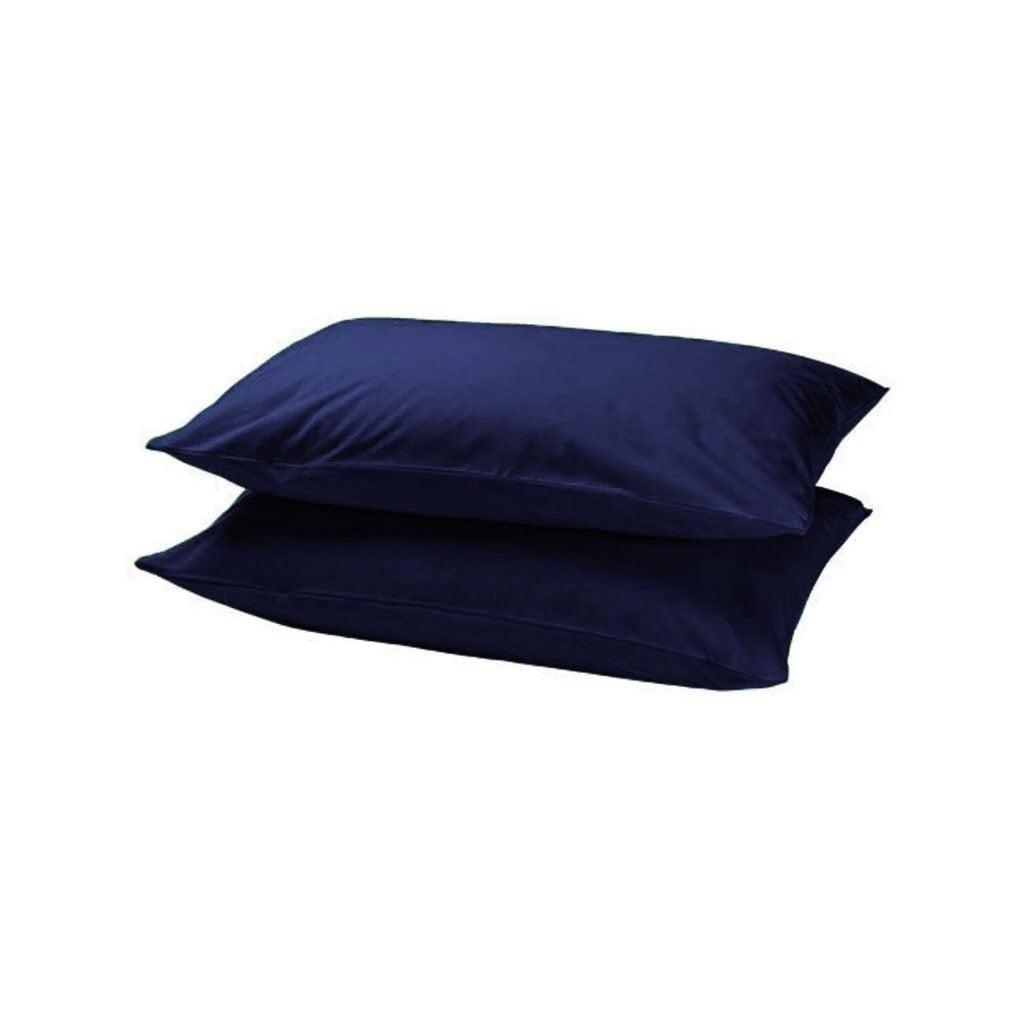 Katoenen Kussenslopen Navy Blue - 2 Stuks