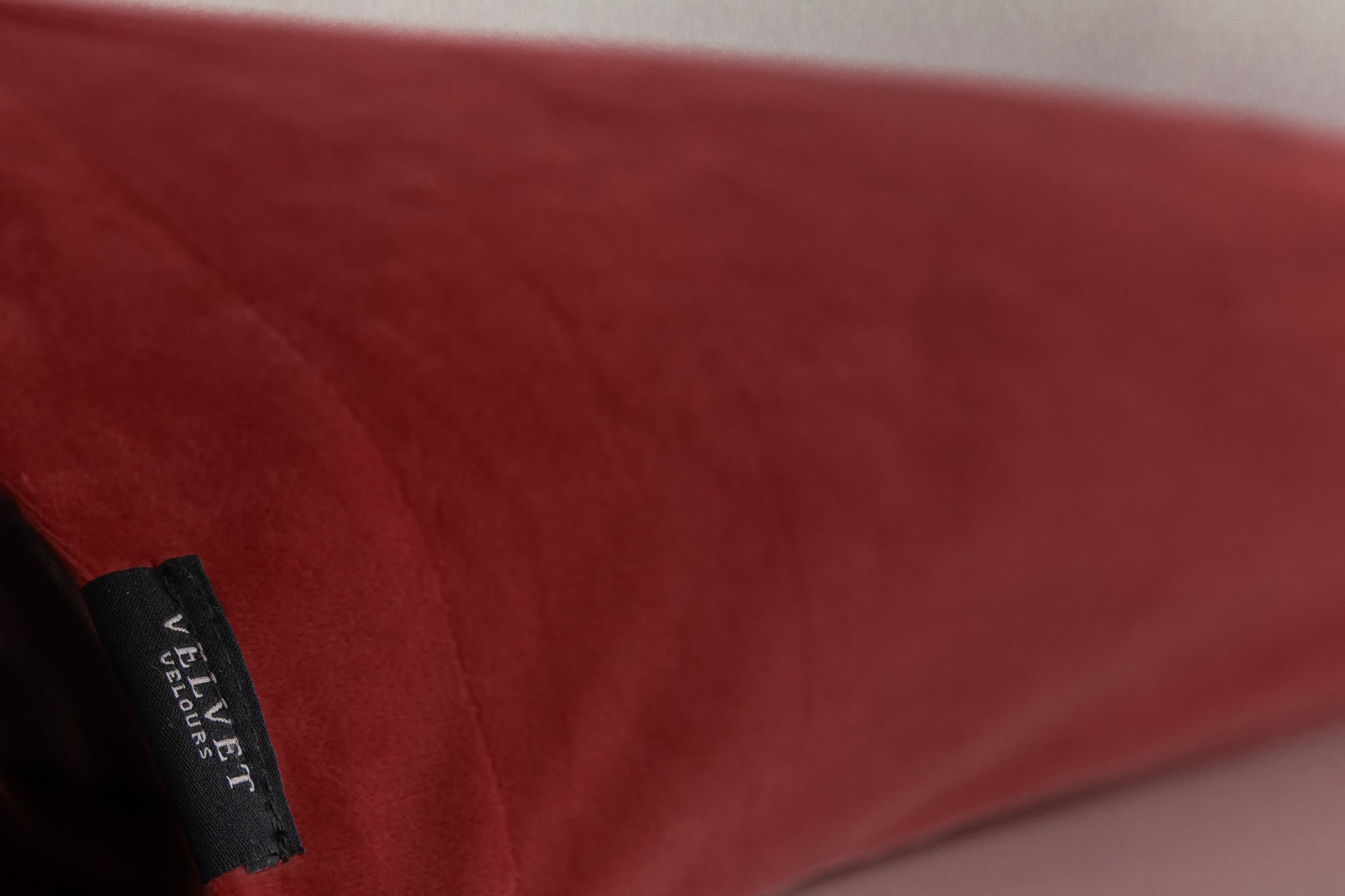 Velvet Kussensloop Bordeaux Rood Bodypillow