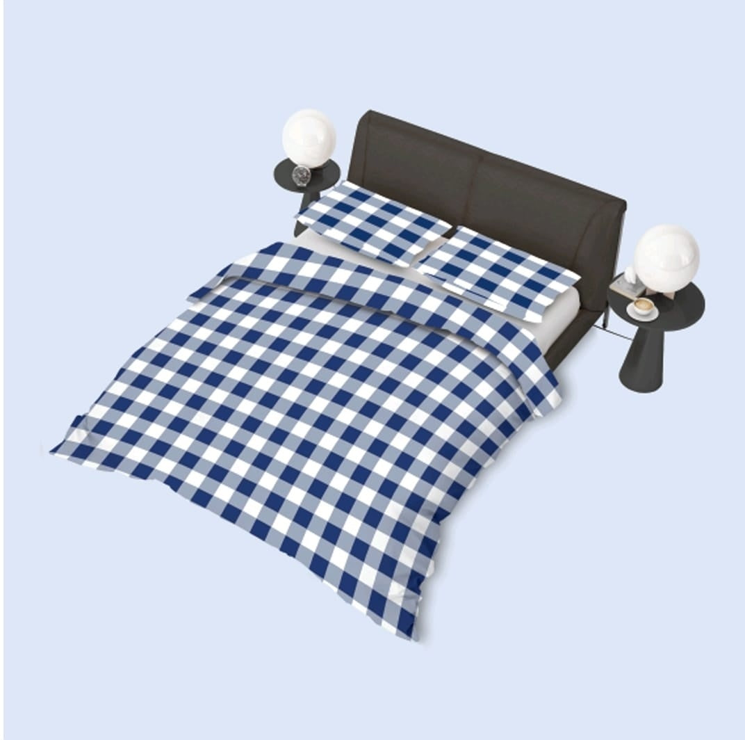 Nordic Blauw Dekbedovertrek