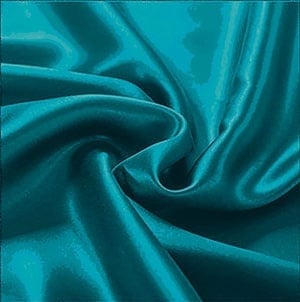 Hoeslaken Satijn Aqua Turquoise