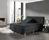 Split Topper Hoeslaken Antraciet Jersey