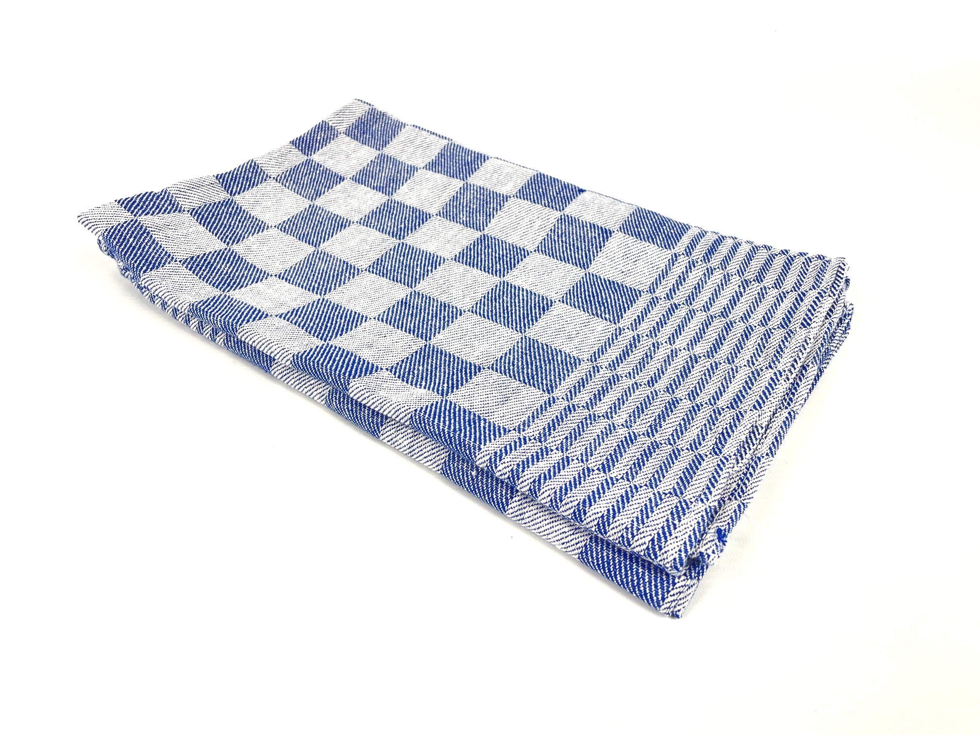 Theedoek Geblokt  Blauw