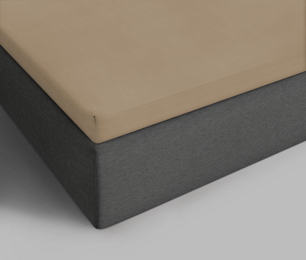 Topper Hoeslaken Jersey Taupe