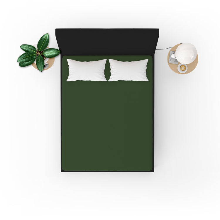 Jersey Hoeslaken Jungle Green