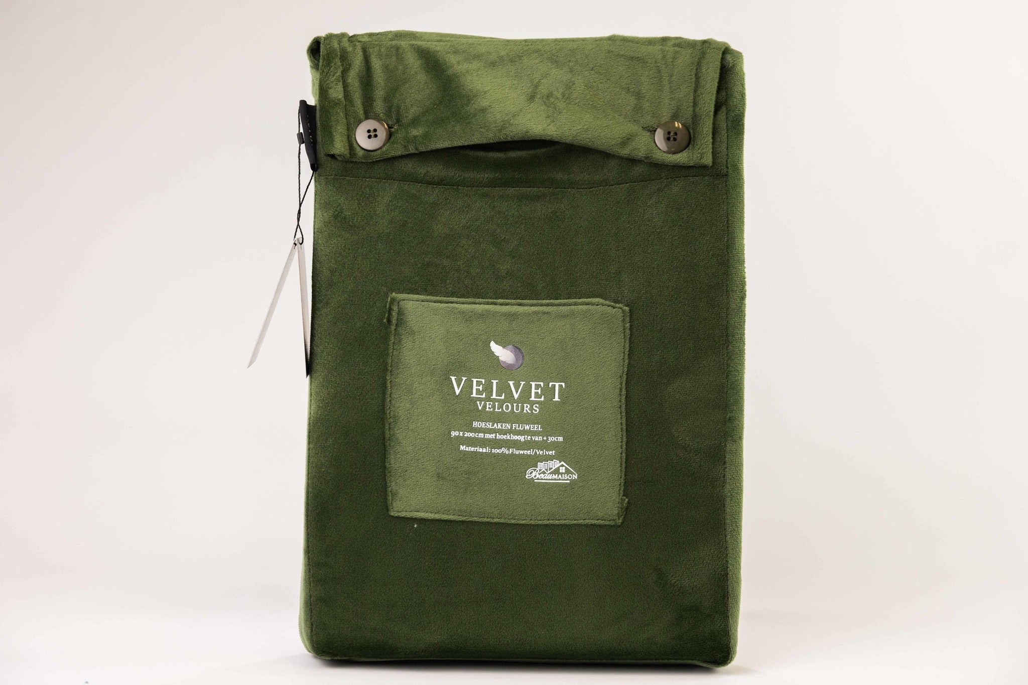 Fluwelen Hoeslaken Groen | Velvet Velours